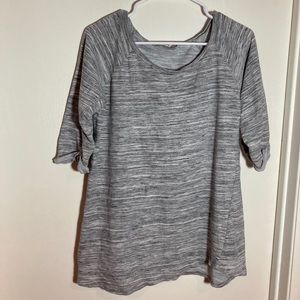 Cherish heather grey top large